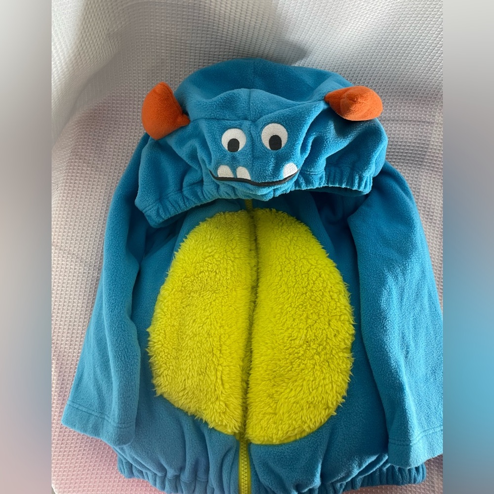 Carter’s blue and yellow monster jacket